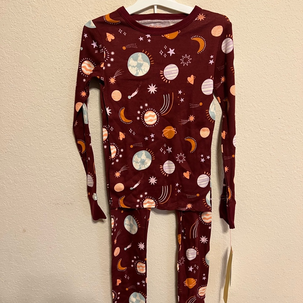 Cat and Jack. Solar system pajamas for kids